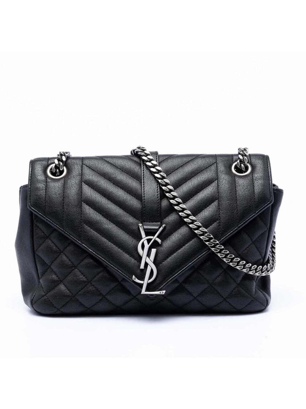 Saint Laurent Medium Sheepskin Triquilt #368382S10B